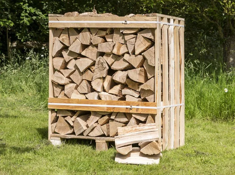 40cm firewood logs in a 1m3 crate