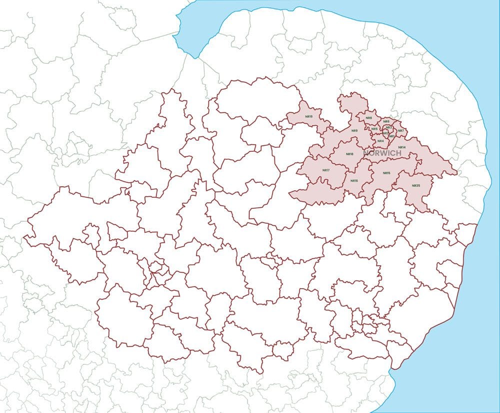 Opulence Stoves Norfolk Delivery Area