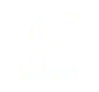 White lineart pound icon